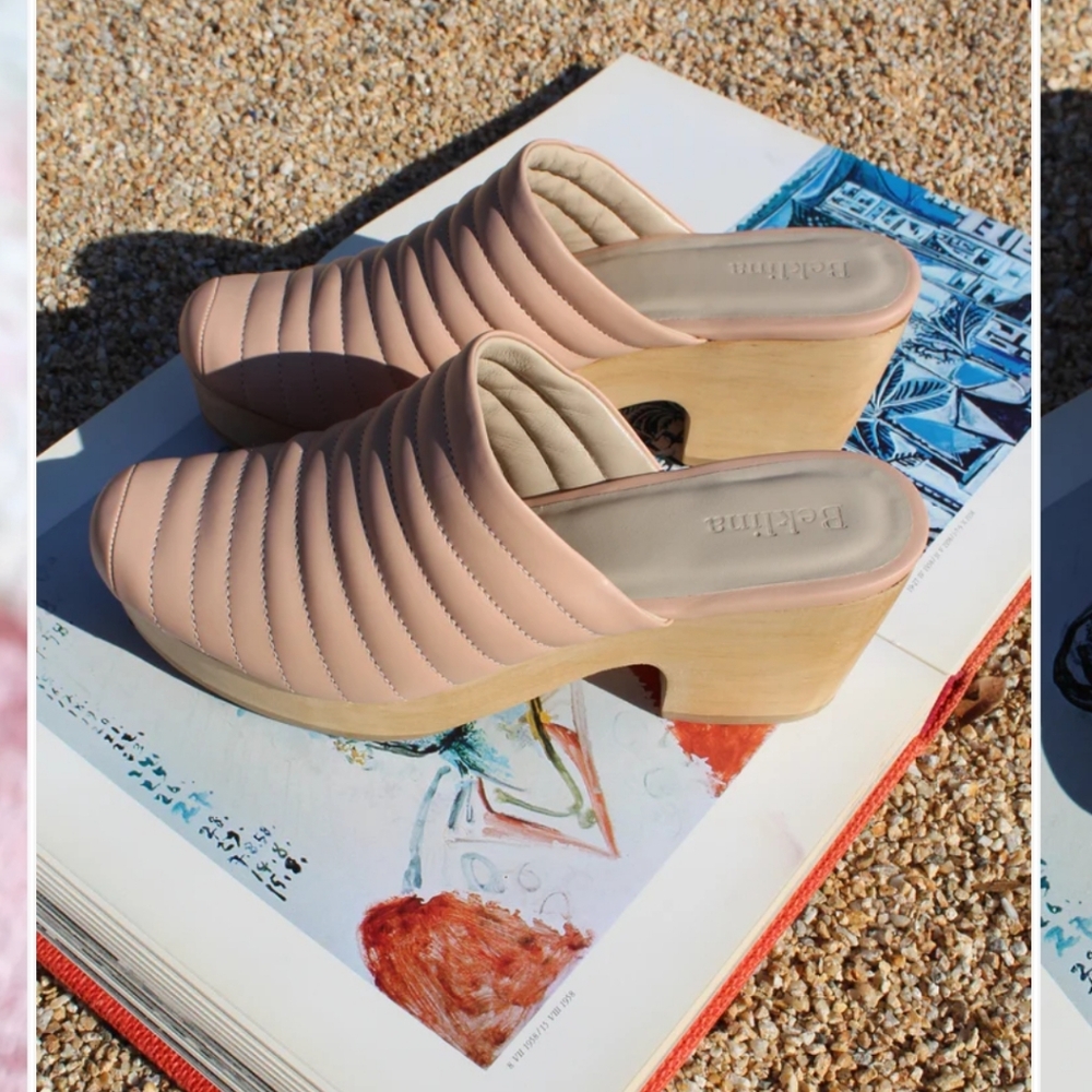 Beklina Ribbed Clog Buff
